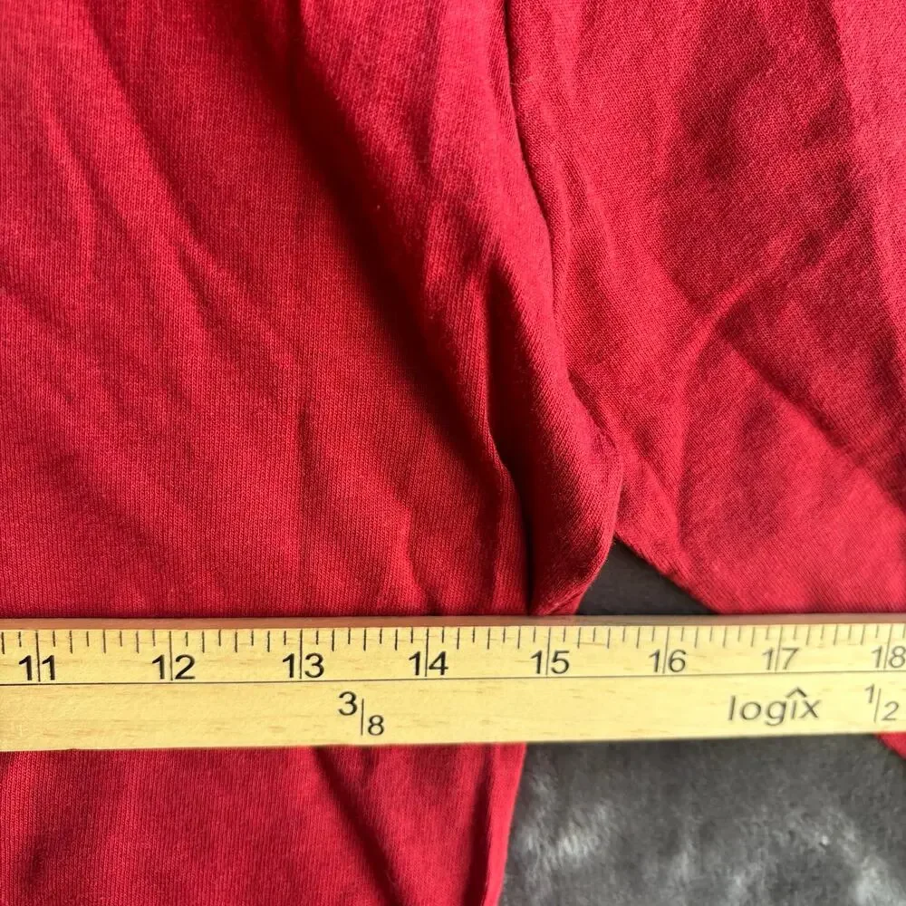 Nike Long Sleeve Big Swoosh Size Small Red